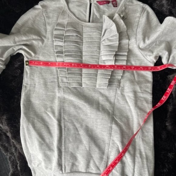 Ted Baker Mid sleeve Ruffle front top - Picture 6 of 8